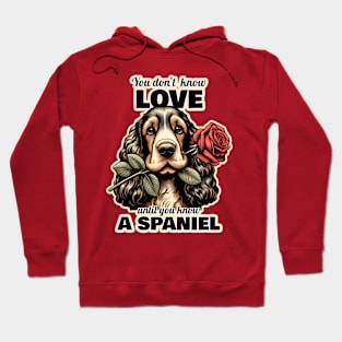 Spaniel Valentine's day Hoodie